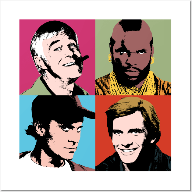 The A-Warhol Team Wall Art by RetroFreak